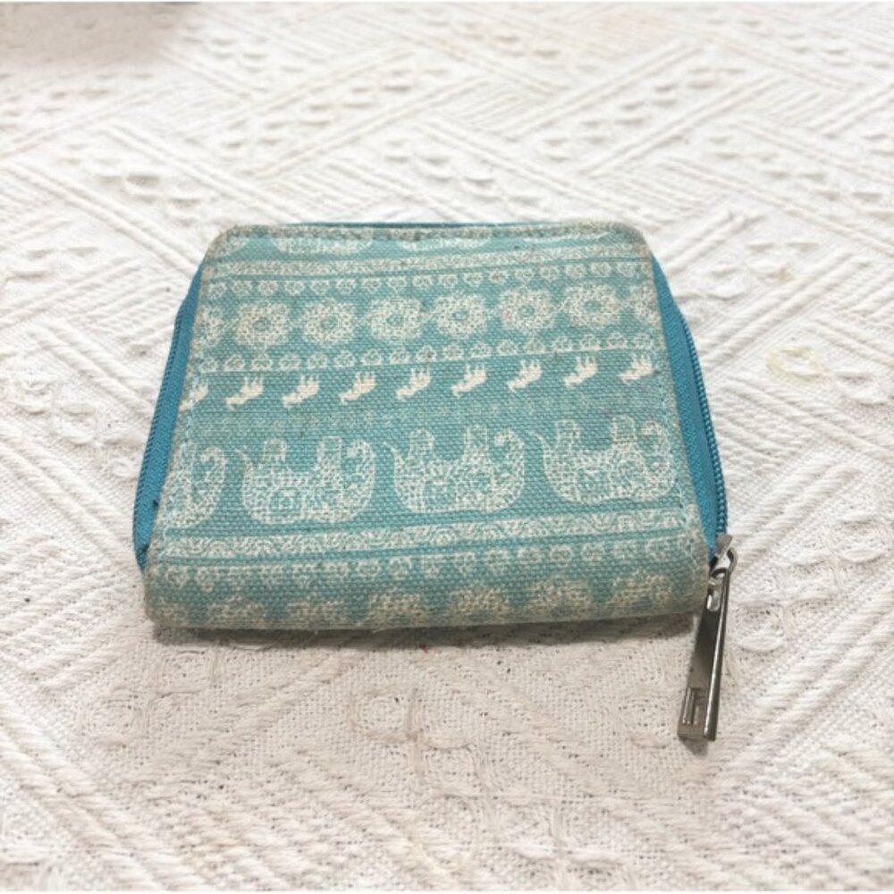 Bundle Blue Patterned Women's Elephant Wallet - image 4